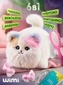 Интерактивный котенок WiMi, умный питомец, мягкая кошечка с аксессуарами