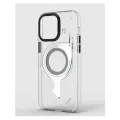 Чехол на Айфон 15 Плюс - Aulumu A15 Cristal MagSafe, защитный, кристально прозрачный, магнитный