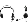 Наушники с микрофоном A4 HS-7P черный 2.5м накладные
