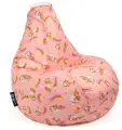 Кресло мешок груша GoodPoof Оксфорд XXL Единороги