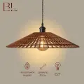 Люстра подвесная потолочная деревянная, светильник