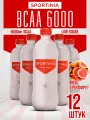 Спортивный напиток БЦАА Sportinia BCAA 6000 500 ml (Грейпфрут) упаковка 12 штук