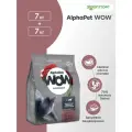 AlphaPet WOW Superpremium сухой корм для взрослых домашних кошек и котов Говядина и печень, 7 кг. х 2 шт