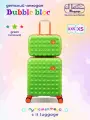 Чемодан-каталка IT Luggage, ручная кладь, 34х44х20 см, зеленый