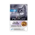 Корм для кошек Pro Plan Nutrisavour Housecat, для живущих в помещении, с индейкой 20 шт. x 85 г (кусочки в желе)