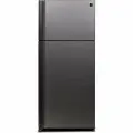 Холодильник Sharp SJ-XP59PGSL, с морозильной камерой, инверторный компрессор, серебристый