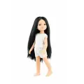 Кукла Paola Reina Паола с длинными черными волосами, 32 см, в пижаме