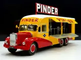 Модель коллекционная Bernard 28 Pinder Цирковой Автобус, 1951 год, Для питания французского цирка.