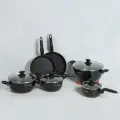 Набор посуды для приготовления SATOSHI Стоун, 10 предметов, индукция