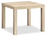 Квадратный журнальный столик Hesby Elegant Simplicity для дома и офиса. Размер: 55х55х42см. Цвет: дуб сонома