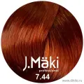 J.Maki Стойкий краситель для волос, 7.44 интенсивный медный, 60 мл