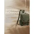 INDIANA Turn. Компактный холщевый рюкзак. Плотный. Для города, путешествий. Функциональный и вместительный. Мужской/женский. Зеленый.