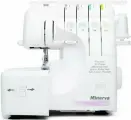 Оверлок Minerva LE34MAX, дифференциальная подача, мягкий чехол, 8 швейных операций