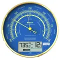 Барометр RST №05801, электромеханический, настенный, синий, 16.5х4 см
