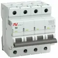 Автоматический выключатель EKF AVERES AV-6 4P 3A (B) 6kA на DIN-рейку