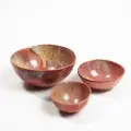 Набор керамических мисок Простые Вещи, цвет красная пустыня, подходят для СВЧ и микроволновки, 3 шт