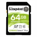 Карта памяти Kingston Canvas Select Plus SDXC UHS-I U1 64Gb (100/10 Mb/s)