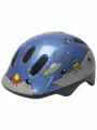 Шлем . детский/подростк. с сеточкой 6отв. 52-56см SPACE/голубой светоотраж. (10) M-WAVE