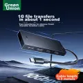 Хаб (разветвитель) Ugreen CM806 USB-C - 2xUSB-A + 2xUSB-C, без PD, 10 Гбит/с, черный (35583)