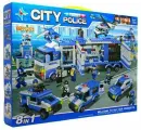 Конструктор сити полиция 8 в 1, 1186 деталей