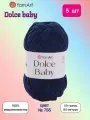 Пряжа YarnArt Dolce baby Темно-синий (756) 5 мотков 50 г/85 м (100% микрополиэстер) ярнарт дольче беби