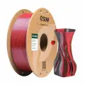 Филамент eSUN Silk-PLA Magic eSUN для 3D принтера, Черно-красный 1 кг.