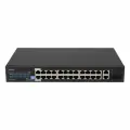 Неуправляемый 24 портовый PoE коммутатор PUS-2C24L-360R с возможностью установки в стойку