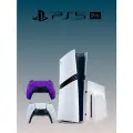 Игровая приставка Sony PlayStation 5 PRO (Digital) + дисковод + 2-й геймпад (фиолетовый, Galactic Purple)