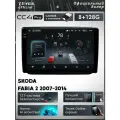 Магнитола Skoda Fabia 2 2007-2014 Teyes CC4 Pro 8/128GB, штатная магнитола, 8-ми ядерный процессор, QLED экран, 2 DSP,