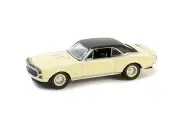 Модель коллекционная GREENLIGHT Chevrolet camaro ss rs 1967 creamy/black (длина модели 6-10 см)