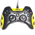 Джойстик геймпад usb Dialog GP-A30 12 кнопок PC XInput DirectInput вибрация - 1.8м в оплётке чёрно-жёлтый