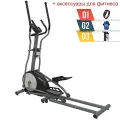Складной эллиптический тренажер UNIXFIT SL-430E электромагнитный, маховик 8 кг (инерционный вес 16,5 кг) + аксессуары