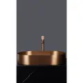Раковина AltroBagno Eterno 001027, нержавеющая сталь, накладная, овальная, цвет матовая медь