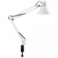 Светильник настольный под лампу E27, max 60W, 230V на струбцине, белый, DE1430, Feron, 24232