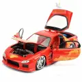 Машинка JADA 1:24 Toyota supra Plymouth Nissan skyline gtr R35 350Z Mazda RX7 Mitsubishi Lancer Eclipse Fast and Furious hello kitty alloy car model