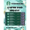Кофе в капсулах Starbucks Espresso Roast, молотый, темной обжарки, для системы Nespresso, 50 капсул, 5 упаковок