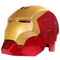 Шлем Железного человека с голосовым управлением, светящийся, красный