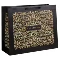 Пакет подарочный Дарите счастье С Уважением XL, 49x40x19 см черный 1 шт. 19 см 40 см 180 г надписи