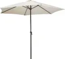 Зонт садовый Ecos GU-01, диаметр: 270 см, высота: 240 см, без основания, бежевый