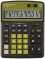 Калькулятор настольный Brauberg Extra-12-BKOL, 206x155 мм, 12 разрядов, двойное питание, чёрно-оливковый