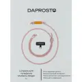 Подвеска шнурок для телефона на шею DAPROSTO Бордовый бриз с регулировкой длины
