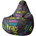 Кресло-мешок Мир пуффов Груша Travel XXXL, съемный чехол, 320 л,