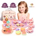 Детская посуда игрушечная TrendToys игрушечная еда в чемоданчике, игровой набор для девочек, 42 предмета