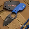 Нож EDC Amigo Z D2 BlackTitanium G10 Blue Kizlyar Supreme Кизляр Суприм
