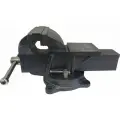 Слесарные тиски GRIFF 125 мм, серия PRO, поворотные, стальные, с наковальней g164026