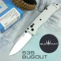 Нож складной Benchmade Bugout 535 White / Нож туристический из высокоуглеродистой стали / Drop Point Белый
