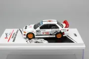 Машинка INNO 1:64 Mitsubishi Lancer evo III generation TRACKERZ RACING JDM Malaysian version Коллекционные изделия из сплавов и фигурок
