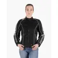 Мотокуртка женская INFLAME GLACIAL текстиль+сетка, цвет серо-черный, S размер