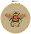 72-76292 Набор для вышивания крестом Bee Kind/Пчелота DIMENSIONS
