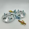 Проставки колёсные 4шт. 20мм 4*100/5*120 ЦО60,1/72,6 м12*1,5 болт+шпилька+эксцентрик 20мм с бортиком премиум